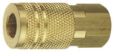 Tru-Flate 13-235 Coupler, 1/4 in, FNPT, Brass