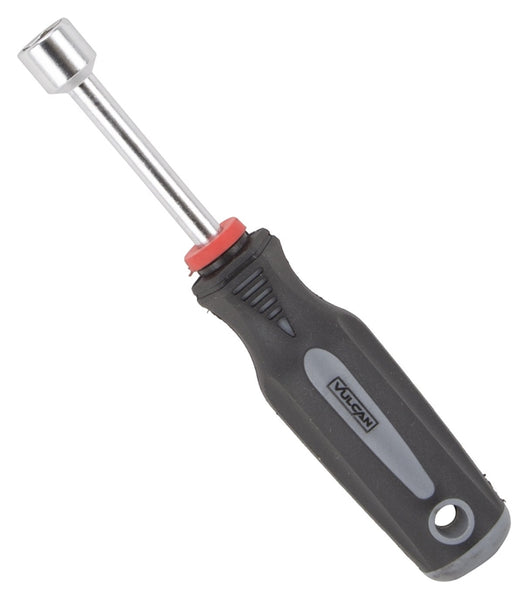 Vulcan MC-SD37 Nut Driver, 1/2 in Drive, 7 in OAL, Cushion-Grip Handle, 3 in L Shank, Magnetic Tip, PP & TPR Handle