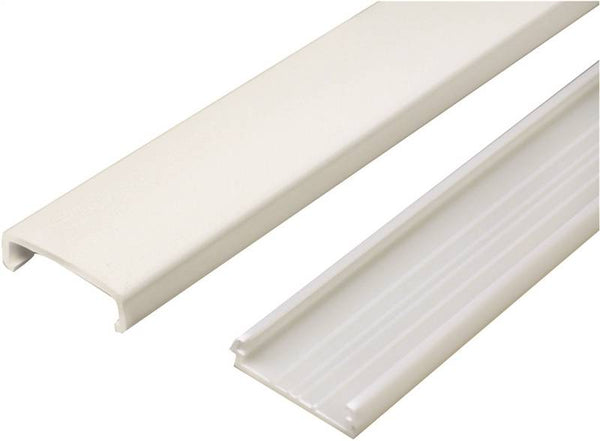 Wiremold NMW NM1 Raceway Wire Channel, 60 in L, 1-5/16 in W, 1 -Channel, Plastic, Ivory