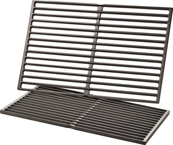Weber 7524 Cooking Grate Set, 19-1/2 in L, 12-29/32 in W, Cast Iron, Enamel-Coated
