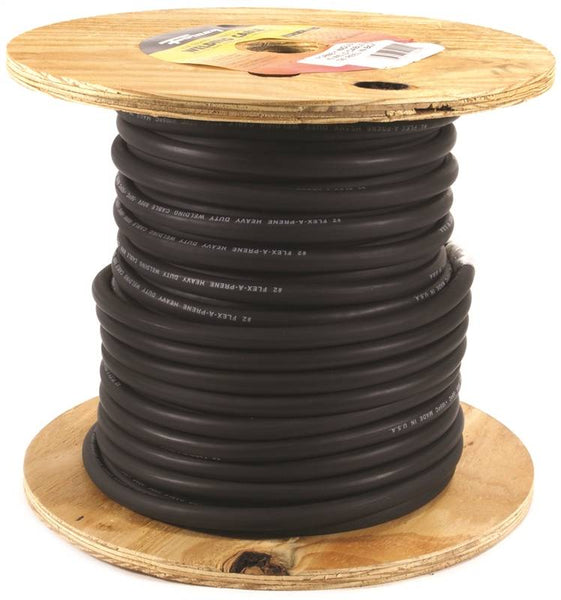 Forney 52024 Welding Cable, 2 AWG Cable, 125 ft L, EPDM Rubber Insulation