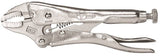 IRWIN Original Series 0902L3 Locking Plier, 5 in OAL, 1-1/8 in Jaw Opening, Plain-Grip Handle, 3/8 in W Jaw