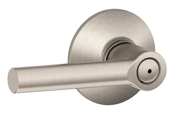 Schlage Broadway Series F40VBRW619 Privacy Door Lever, Metal, Satin Nickel