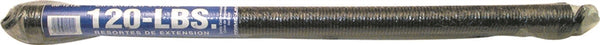 Prime-Line GD 12192 Extension Spring, 1-19/64 in OD, 25 in OAL, Carbon Steel, Galvanized, Loop End, 120 lb