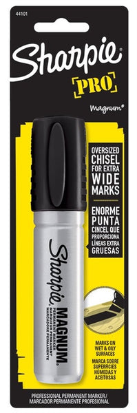 Sharpie Pro Series 9011448 Permanent Marker, XL Tip, Black, Black/Gray Barrel
