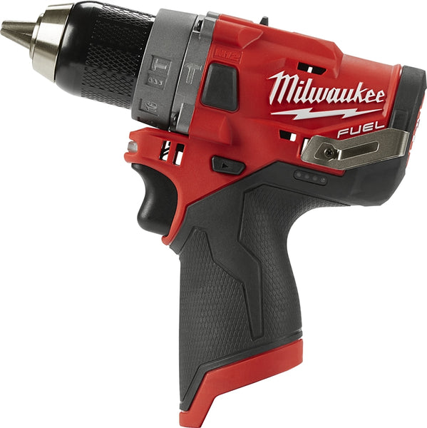 Milwaukee 2504-20 Hammer Drill, Tool Only, 12 V, 2, 4 Ah, 1/2 in Chuck, Ratcheting Chuck, 0 to 25,500 bpm