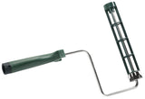 WOOSTER SHERLOCK R017-9 Roller Frame, 9 in L Roller, Polypropylene Handle, Threaded Handle, Green Handle