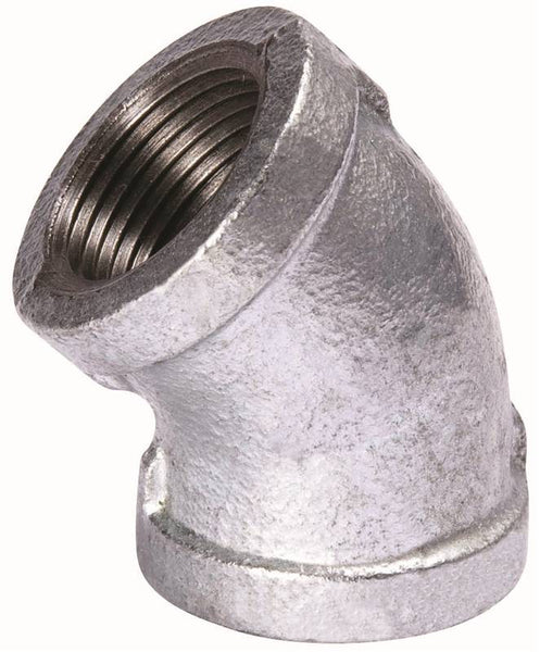 B & K 510-211BC Pipe Elbow, 4 in, Threaded, 45 deg Angle