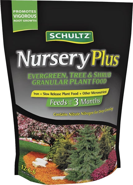 Schultz Nursery Plus SPF48220 Plant Food, Granular, 3.5 lb