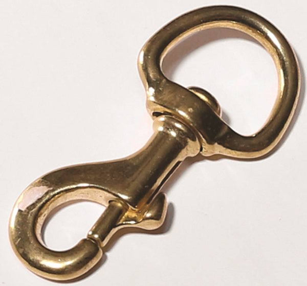 BARON 225BT-1/4 Bolt Snap, 120 lb Working Load, Solid Bronze, Polished
