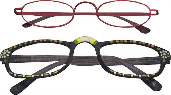 Diamond Visions RG-399 Reading Glasses, Unisex, 1 to 4 Magnification, Metal/Plastic Frame, Metal/Plastic Frame