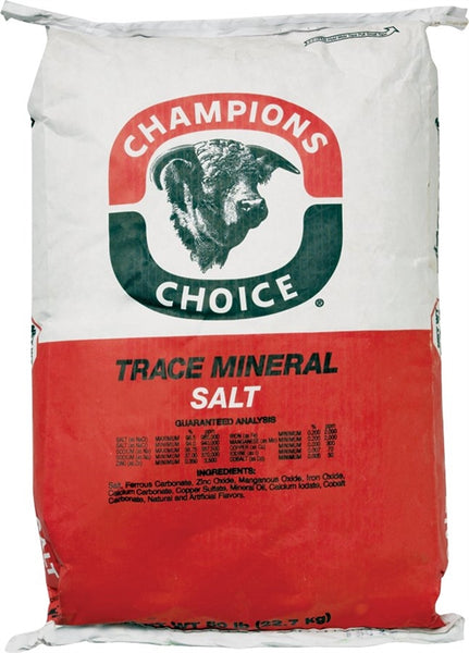 Champion's Choice 100011361 Trace Mineral Salt, 50 lb Bag