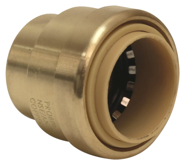 ProBite 633-004HC/LF826R End Cap, 3/4 in, Brass