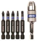 IRWIN 1840313 Drive Guide Set, 6-Piece, Quick-Change, Steel, Black Oxide