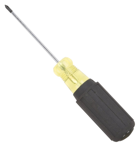 Vulcan MP-SD09 Screwdriver, #0 Drive, Phillips Drive, 6-3/4 in OAL, 3 in L Shank, Rubber Handle
