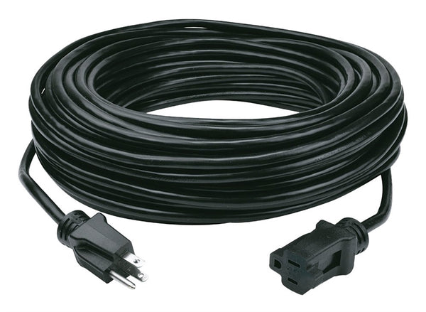 PowerZone Extension Cord, 50 ft L, Black