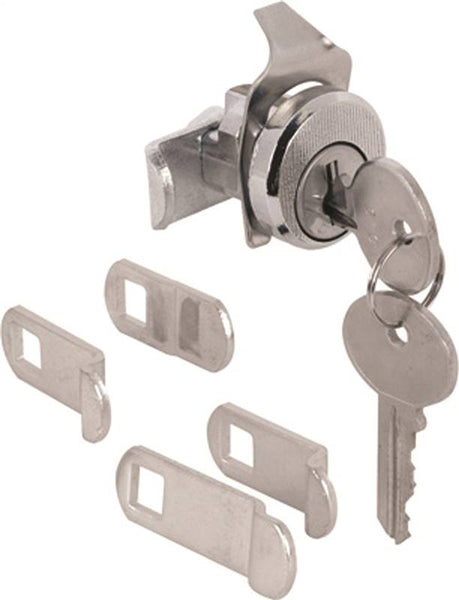 Defender Security S 4533 Mailbox Lock, Tumbler Lock, Steel, Nickel