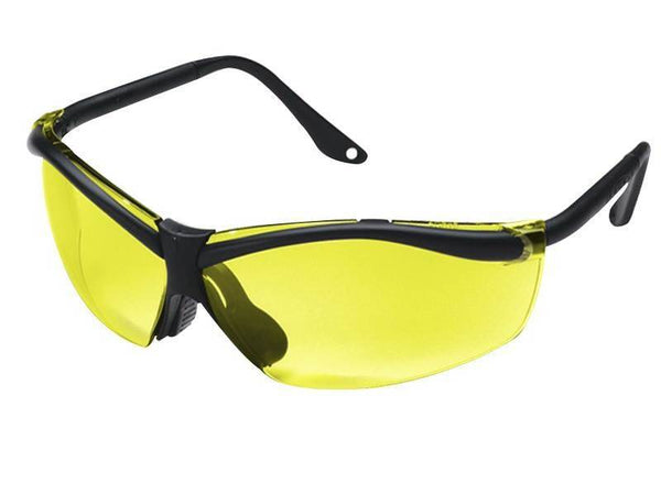 3M 90966-WV12 Sport-Inspired Safety Eyewear, Anti-Scratch Lens, Semi-Rimless Frame, Black Frame
