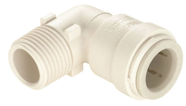 WATTS 3519B-1816 Pipe Elbow, 1 in, 90 deg Angle, Polysulfide, Off-White, 100 psi Pressure