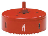 MORSE Real McCoy TA72 Hole Saw with Arbor, 4-1/2 in Dia, 1-15/16 in D Cutting, 7/16 in Arbor, 4/6 TPI