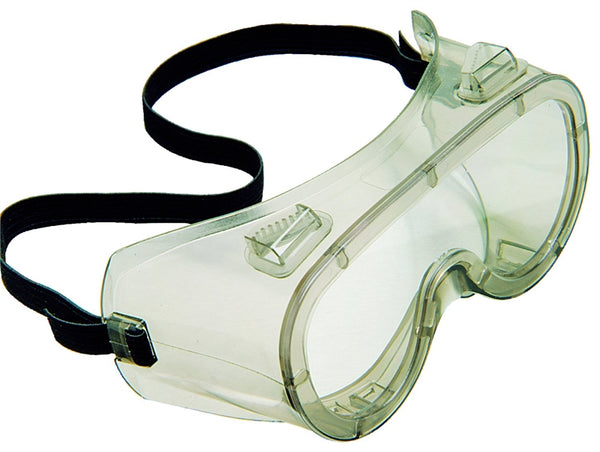SAFETY WORKS 10031205 Safety Goggles, Anti-Fog, Impact, Splash Lens, Vinyl Lens, Vinyl Frame, Clear Frame