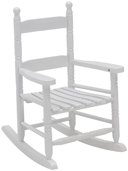 Jack Post KN-10-W Child Rocking Chair, 14-3/4 in OAW, 18-3/4 in OAD, 22-1/2 in OAH, Hardwood, White