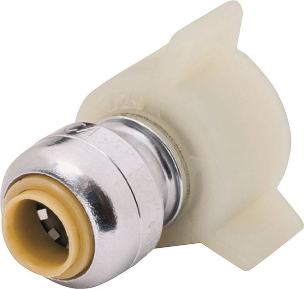 SharkBite U3531LFA Pipe Connector, 1/4 x 7/8 in, Threaded, Brass, 200 psi Pressure