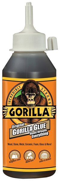 Gorilla 5000806 Glue, Brown, 8 oz Bottle