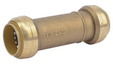 SharkBite U3020LFA Slip Coupler, 1 in, Brass, 200 psi Pressure