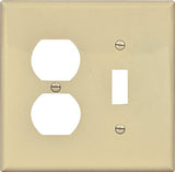 Wall Plate 2g Tgl/dupl Mid Iv