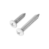 National Hardware V108S N262-030 Bracket Screw, Steel, White