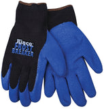 Frost Breaker 1789-M Protective Gloves, Men's, M, 11 in L, Regular Thumb, Knit Wrist Cuff, Acrylic, Black/Blue