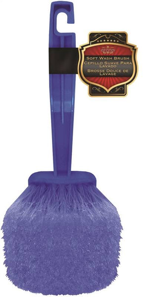 SM ARNOLD SELECT 25-615 Washing Brush, 2 in L Trim, 9-1/2 in OAL, Polypropylene Trim, Blue Handle