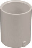 LASCO 429005BC Pipe Coupling, 1/2 in, Slip, PVC, White, SCH 40 Schedule