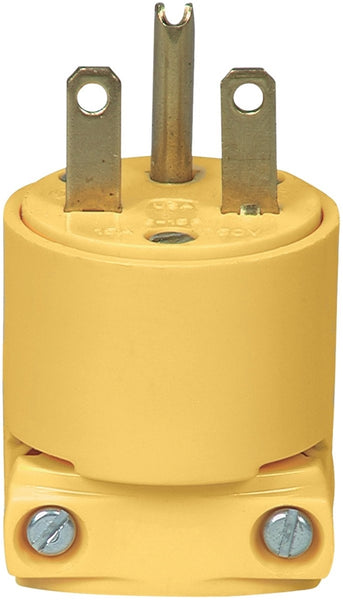 Plug 6-15r Nema Vnyl Yel 250v