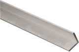 Stanley Hardware 4204BC Series N247-411 Solid Angle, 1 in L Leg, 48 in L, 1/8 in Thick, Aluminum, Mill