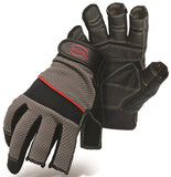BOSS 5201X Breathable Carpenter Gloves, XL, Shortened Thumb, Wrist Strap Cuff, PVC