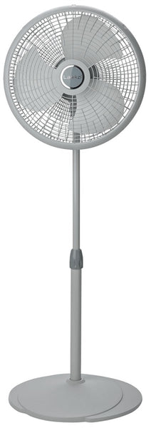 Lasko 2526 Adjustable Pedestal Fan, 120 V, 90 deg Sweep, 16 in Dia Blade, Plastic Housing Material, White