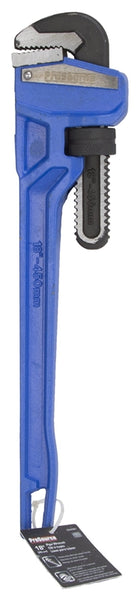 Vulcan JL40118 Pipe Wrench, 50 mm Jaw, 18 in L, Serrated Jaw, Die-Cast Carbon Steel, Powder-Coated, Heavy-Duty Handle