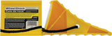 CAMCO 44472 Wheel Stop Chock, Plastic, Yellow, For: 26 in Dia Tires