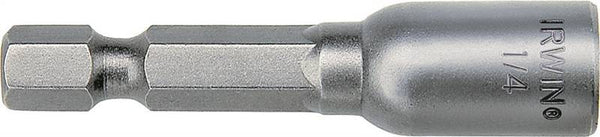 IRWIN IWAF24314 Magnetic Nutsetter, 2-9/16 in L, Hex Shank