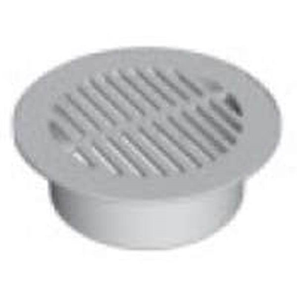 DrainTech 0860SDG Drop-In Drain Grate, 7-11/168 in Dia, Round, Polyethylene, Green