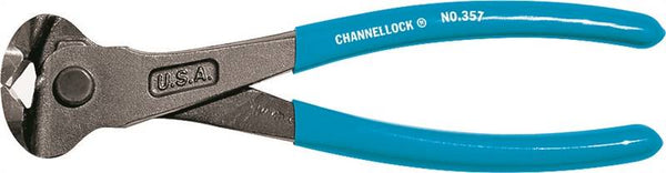 CHANNELLOCK 357 End Cutting Plier, Steel Jaw, 7-1/2 in OAL