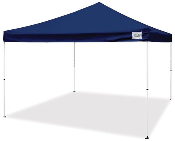 Seasonal Trends M-Series 21208100060 Canopy, 12 ft L, 12 ft W, 10 in H, Steel Frame, Polyester Canopy, Blue Canopy