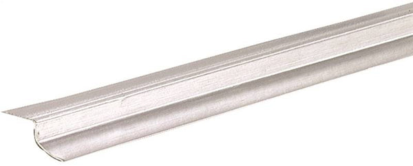 M-D 65110 Z-Bar Carpet/Floor Edging, 48-1/4 in L, 1-1/4 in W, Aluminum