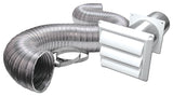 Lambro 313WUL Louvered Dryer Vent Kit, Aluminum, 5-Piece