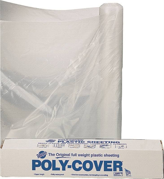 ORGILL POLY 4X8-C Poly Film, 100 ft L, 8 ft W, Clear