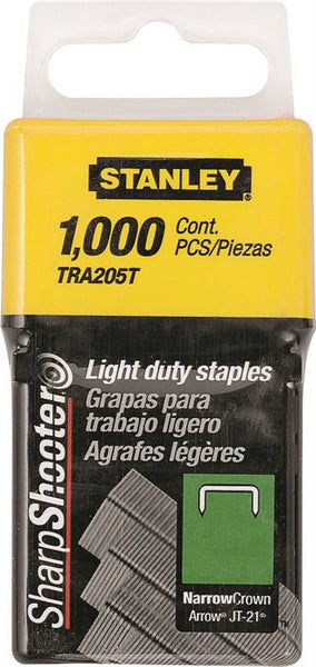 Staple Lt Dty 1000pk 1/4in