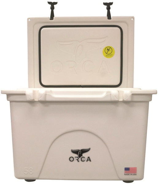 ORCA ORCW058 Cooler, 58 qt Cooler, White, Up to 10 days Ice Retention