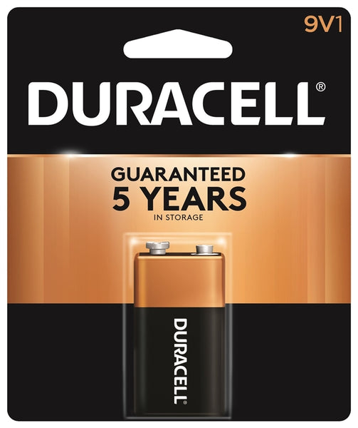 DURACELL MN1604B1Z Battery, 9 V Battery, Alkaline, Manganese Dioxide